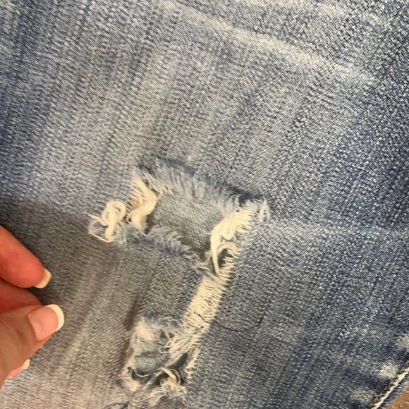 AG Adriano Goldschmied The Stilt Roll-Up Cigarette Skinny Distressed Jeans - Picture 5 of 7